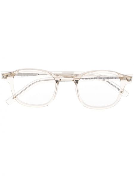 Átlátszó szemüveg Saint Laurent Eyewear bézs