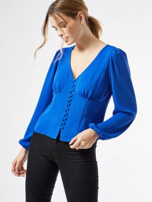 Блуза с копчета Dorothy Perkins синьо