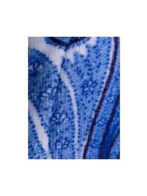 Szlafrok z wzorem paisley Etro niebieski