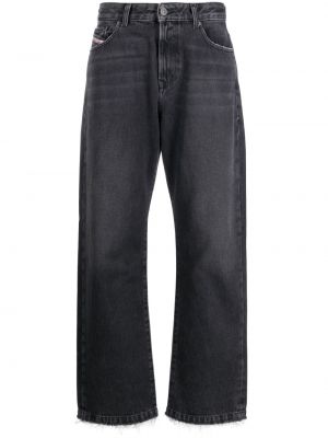 Spitzen straight jeans ausgestellt Diesel schwarz