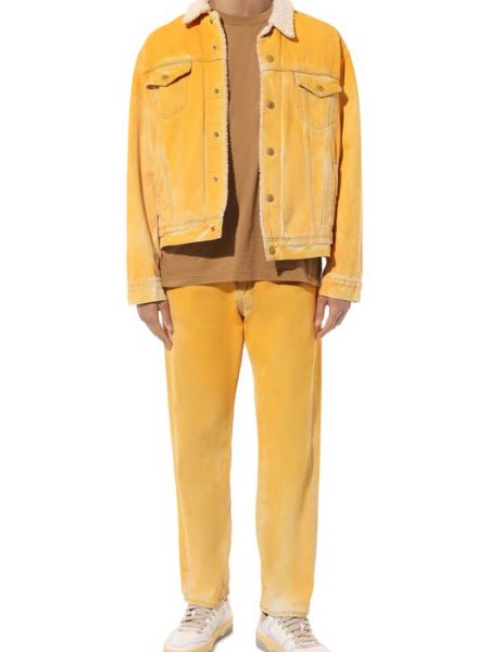 Джинсовая куртка Notsonormal желтая