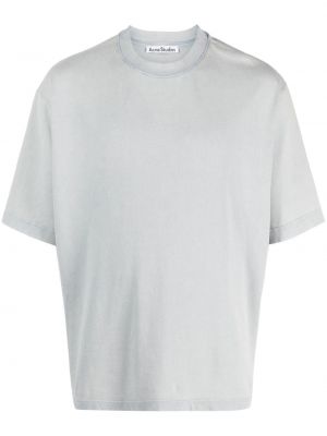 Βαμβακερή μπλούζα με κέντημα Acne Studios