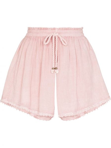 Bomull shorts Boteh rosa