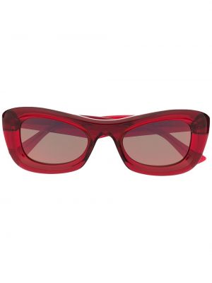 Gafas de sol transparentes Bottega Veneta Eyewear rojo