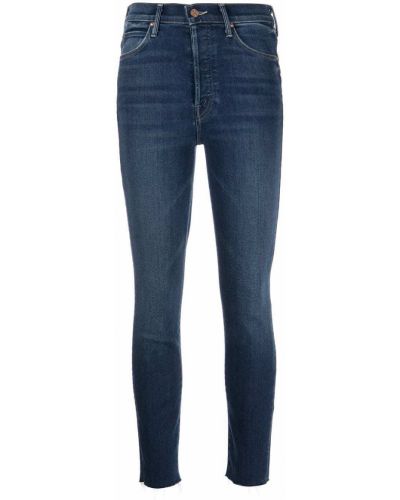 Jeans skinny slim Mother bleu