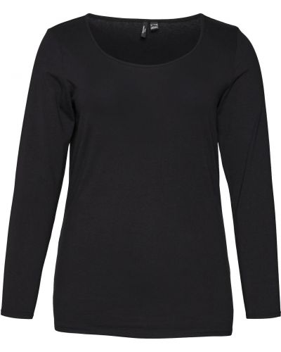 Tričko s dlhými rukávmi Vero Moda Curve čierna