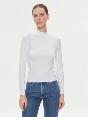 Блуза slim Calvin Klein бяло