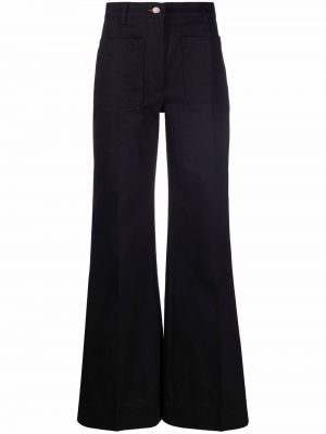 Flared jeans Victoria Beckham svart