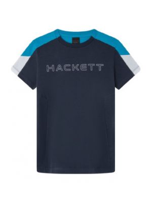 T-shirt basique en coton avec manches courtes Hackett London