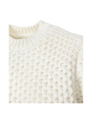 Jersey de lana merino de tela jersey Anine Bing blanco