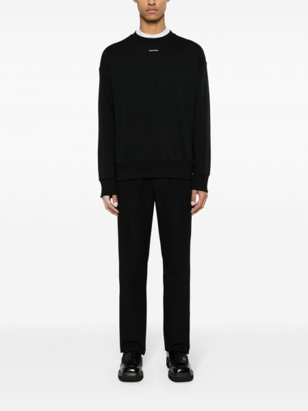 Sweatshirt mit print Calvin Klein schwarz