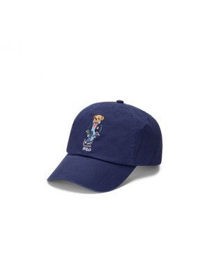 Gorra con bordado Polo Ralph Lauren azul