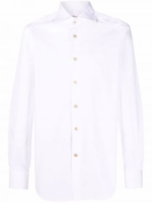 Camisa de algodón Kiton blanco