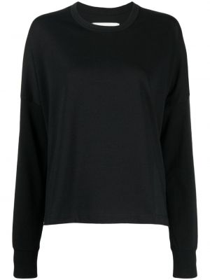 Bluza z okrągłym dekoltem Studio Nicholson czarna
