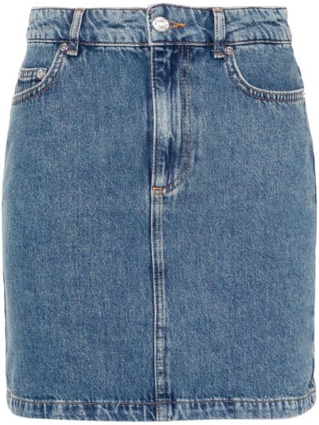 Jupe trapèze Moschino Jeans bleu