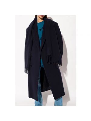 Abrigo de lana Balenciaga azul