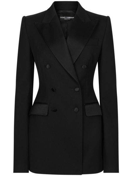 Dobbeltradet blazer Dolce & Gabbana sort