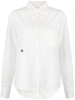 Риза бродирана Rokh бяло