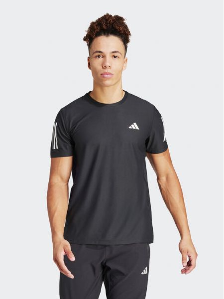 Priliehavé tričko Adidas čierna