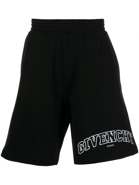 Kratke hlače s printom Givenchy crna