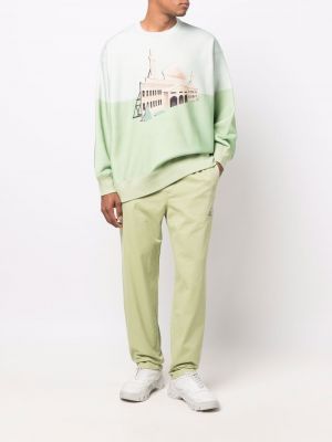 Sweatshirt mit print Undercover grün