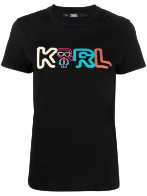 T-shirt Karl Lagerfeld svart