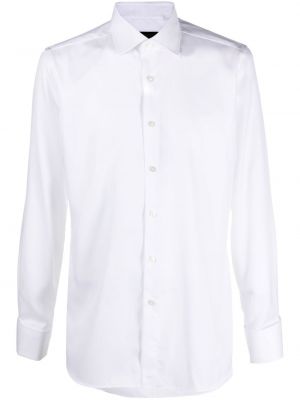 Риза с копчета Dell'oglio бяло