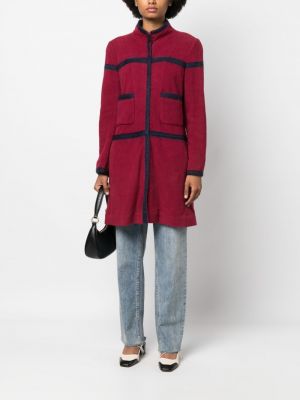 Fleecový kabát na zip Chanel Pre-owned