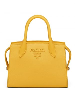 Шопинг чанта Prada жълто