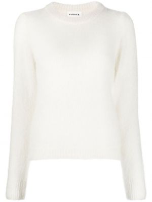 Moherowy sweter Parosh biały