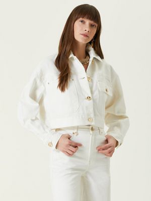 Укороченная куртка Zimmermann белая