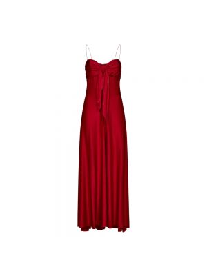 Sukienka długa Alexandre Vauthier czerwona