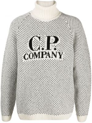 Вълнен пуловер C.p. Company черно