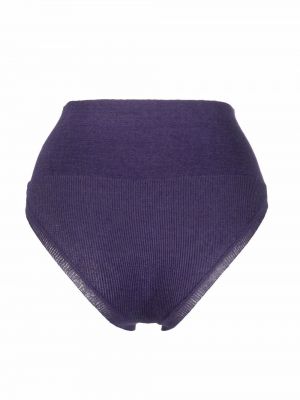 Pantalones culotte de punto Jacquemus violeta