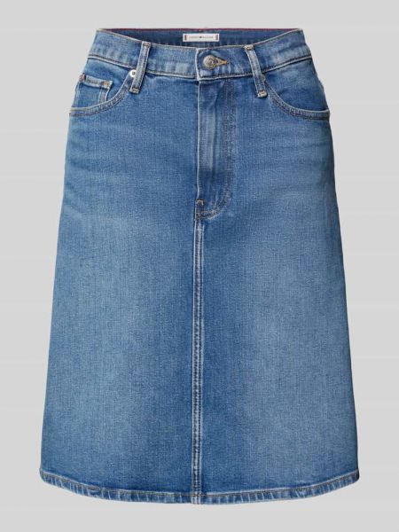 Spódnica jeansowa Tommy Hilfiger niebieska