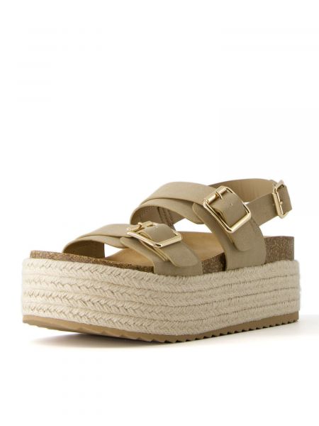 Sandaler Bershka beige