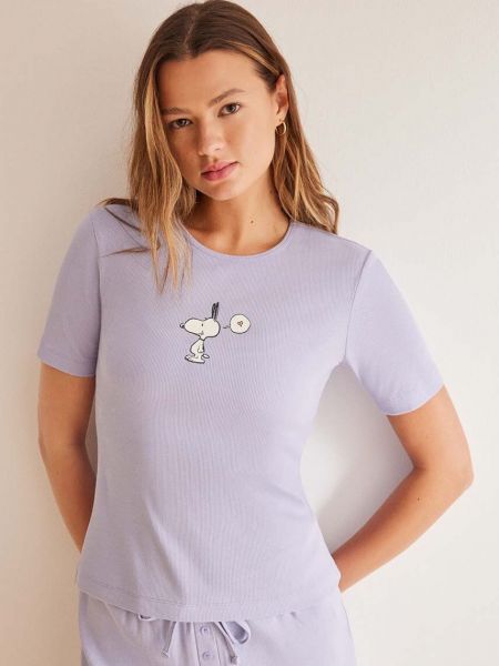 Хлопковая пижама Women'secret фиолетовая