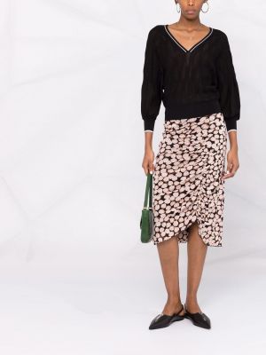 Falda con estampado Dvf Diane Von Furstenberg negro