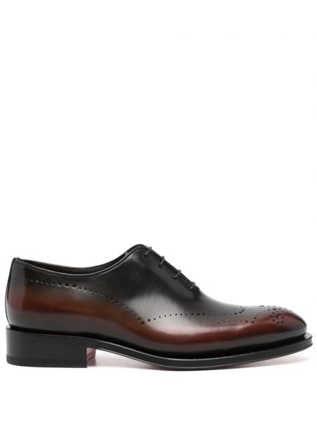 Nahka brogues Santoni ruskea