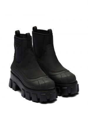 Ankle boots chunky Prada czarne