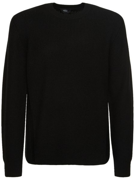 Пуловер Theory черно
