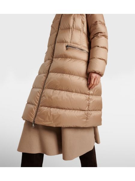 Aşağı uzun ceket Moncler gri