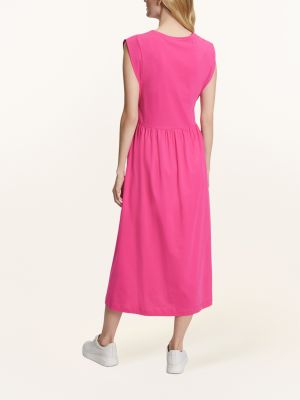 Sukienka długa z dżerseju Cartoon różowa