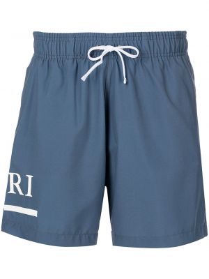 Trykt shorts Amiri blå