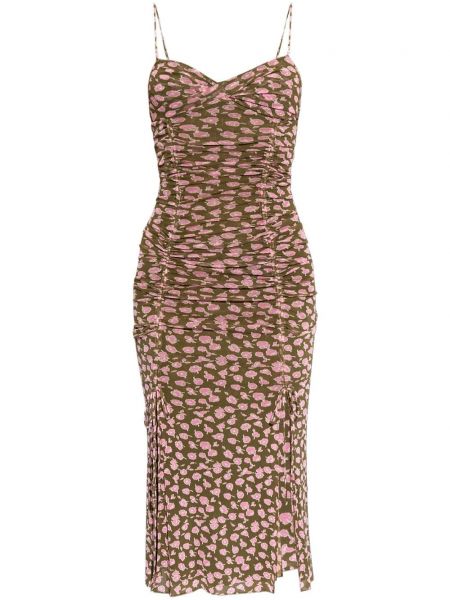 Sukienka na ramiączkach z nadrukiem Dvf Diane Von Furstenberg