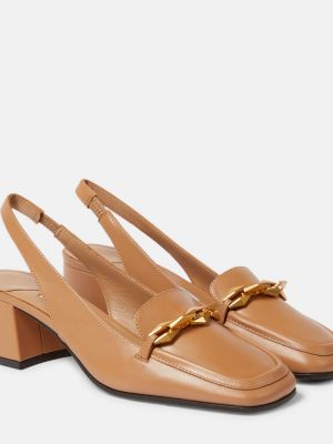 Slingback lær pumps Jimmy Choo hvit