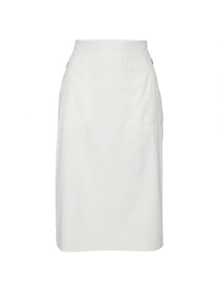 Nylonowa spódnica retro Prada Vintage biała