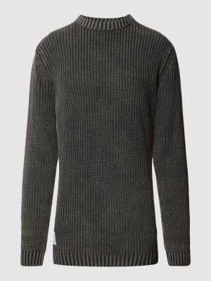 Dzianinowy sweter Alpha Industries czarny