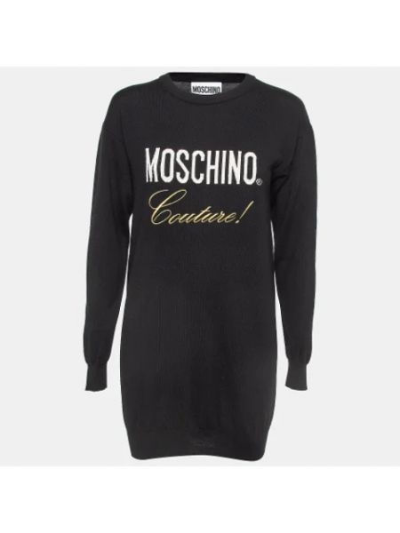 Vestido de malla Moschino Pre-owned negro