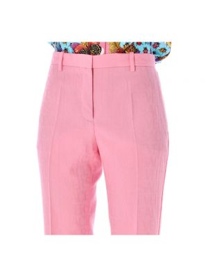 Pantalones slim fit Versace rosa